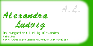 alexandra ludvig business card